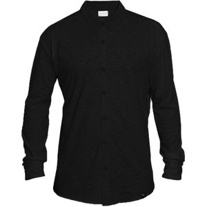 Overhemd - Biologisch katoen - zwart - S