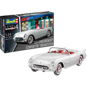 1:24 Revell 07718 1953 Chevrolet Corvette Roadster Car Plastic Modelbouwpakket-