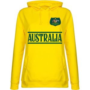 Australië Team Hoodie - Geel - Dames - XXL