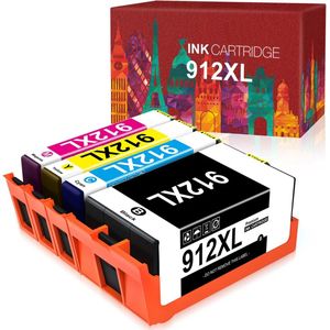 Premium Inktcartridge HP 912XL - Multipack - 4 Kleuren