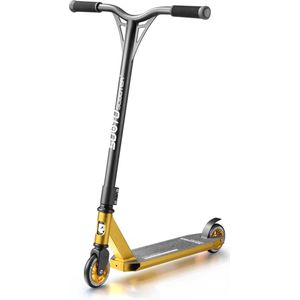 Suotu Stuntstep - Step 8+ Jaar - Kinderstep - Speelgoed Jongens/Meisjes - ABEC-9 - Aluminium - Goud