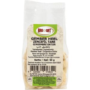 Bagdat - Gember Heel - Ginger Whole - Gember Korrel - Zencefil Tane - Ginger Grain - 50 gr - 100% Natuurlijk