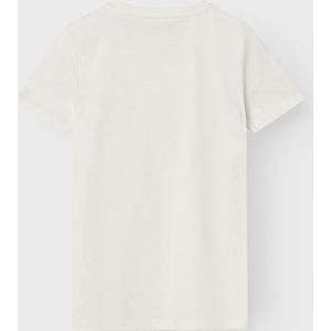NAME IT KIDS T-shirt NKMBALALLE met Biologisch Katoen Wit/Zwart