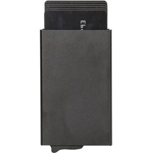IDS Uitschuifbare Pasjeshouder - Aluminium Creditcardhouder - Card Protector Anti-Skim/ RFID Card Protector Pasjes – Zwart Black - Gratis Verzonden