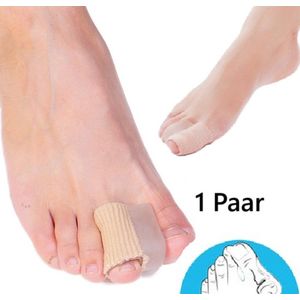 Hallux Valgus Gel Teencorrector - Beige - Teenspreider - 1 Paar