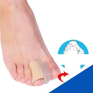 Gel Teencorrector I Teenspreider I Hallux Valgus I Teen Recht Maken I Toe Straigntner I Beige I 1 Paar