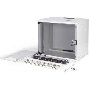 Digitus - SOHO PRO - Wandbehuizing - Grijs - 9U - 19 inch Rek
