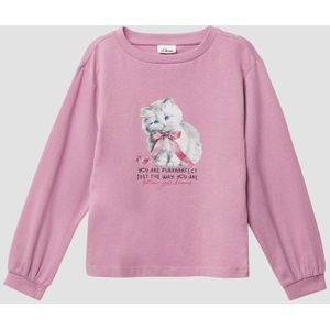 Shirt - Katoen - Lange Mouwen - Coole Print - Ronde Halslijn