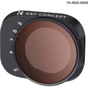 K&F Concept Drone Filter for DJI Mini 3 Pro Variable ND2-ND32/ND32-ND512 Camera Coating Optical Glass Lens DJI Drone Accessories
