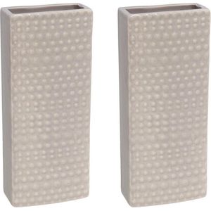 8x Radiator bak waterverdamper 17,7 cm - Rechthoekig Luna grijs- Waterverdampers voor de verwarming - Luchtvochtigheid verhogen