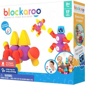 Blockaroo Critter box- zacht magnetisch speelgoed- magnetisch speelgoed-peuter speelgoed-speelgoed 3 jaar/4 jaar/5 jaar-speelgoed jongens en meisjes- badspeelgoed