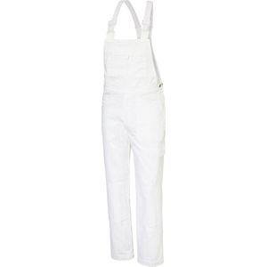 Ultimate Workwear - Amerikaanse Overall WENEN (tuinbroek, BIB, bretelbroek) - katoen 100% 320g/m2- Wit