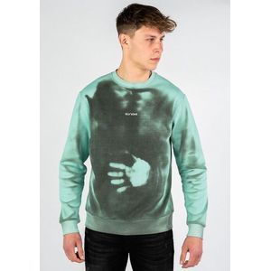 Sea'sons Trui Sweater Dark Green Sage Mannen Maat - M