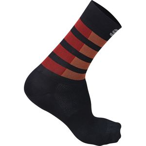 Sportful Fietssokken zomer voor Heren Zwart Rood - SF Mate Socks-Black Fire Red Orange - XL