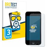 BROTECT - Screenprotector voor Apple iPod Touch (Gen.5/6/7) - Folie Beschermfolie Beschermglas matte (3 Stuks)