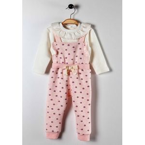 alisé Kinder jumpsuit met stippen 104 Roze