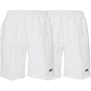 2-Pack Donnay Sportshort - Korte broek - Sportbroek - Maat XS  - Mannen - Wit