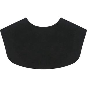 Allecto plus - Zwarte tondeuse halswikkel nekbescherming voor kapsalon - Stijlvolle knipkraag kapperscape met omslag sluiting