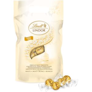 Lindt LINDOR Witte chocolade bonbons 1kg - 80 chocolade bonbons