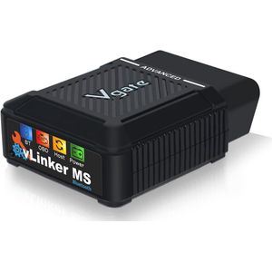 Bluetooth OBD2 Diagnosetool voor Auto's - Foutcode Lezer en Check Engine Light Voor iOS, Android en Windows