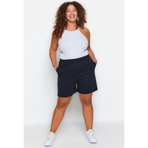 Trendyol Hoge taille Rechtdoor Grote maten shorts & bermuda