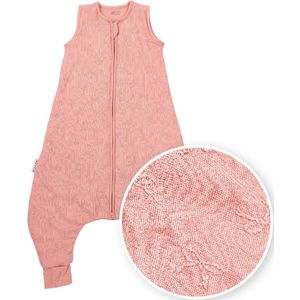 Meyco - Baby Studio Collection Bow - Slaapoverall Jumper - Rose - 80cm - 2.0 TOG