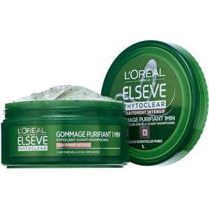 ELSEVE - Exfoliant voor het wassen Zuiverende Scrub 1mn Pot 150ml L'OREAL 1mn Potje