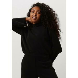 My Essential Wardrobe Ellemw Collar Bloues Truien & vesten Dames - Sweater - Hoodie - Vest- Zwart - Maat S