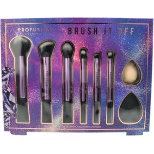 Profusion Makeup Kwasten Euphoric Glam - Kwasten Set - Poeder Kwast - Blush Kwast - Brush It Off Set