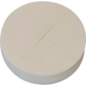 Rojafit Make-up sponsje - Latex - Ø 8 cm x 2 cm - in 4 stukken.