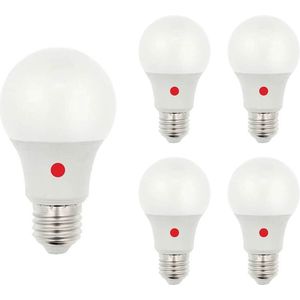 VITO LED Lamp met Dag/Nacht sensor A60 E27 - 9W (vervangt 60W) - 835lm - 6400K - Ø64mm - 220-240V - Energiezuinig - 5 stuks