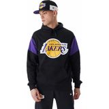 New Era Nba Color Insert Os Los Angeles Lakers Hoodie 60424416 - Kleur Zwart - Maat S