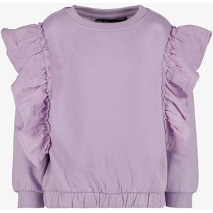 TwoDay meisjes sweater met ruches lila - Maat 92