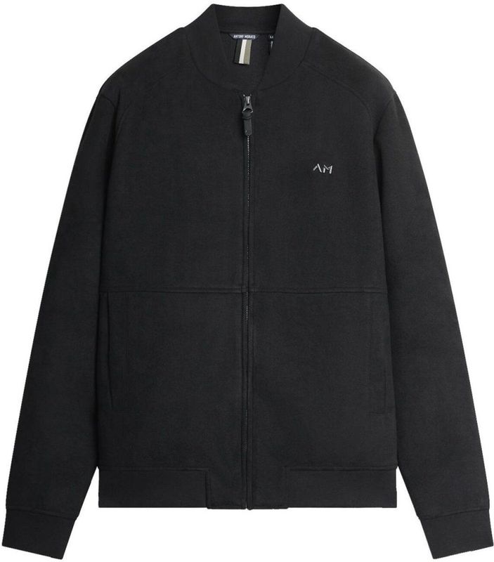 Antony Morato - Vest - Zwart - Regular Fit - Sweatshirt Met Rits