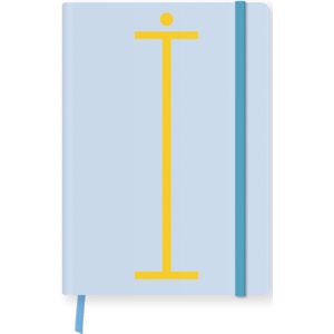 Monogram Notebook - Eerste Notebook - Gepersonaliseerde Luxe - Letter Notebook İ