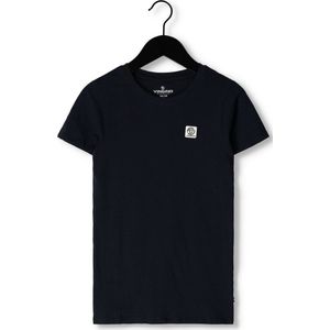 Vingino B-basic-tee-rnss Polo's & T-shirts Jongens - Polo shirt - Blauw - Maat 170/176
