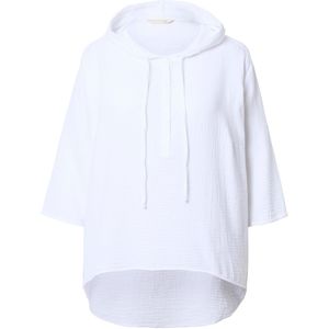 Angel of Style Angel of Style - Dames - Blouse A-lijn mousseline capuchon - Sneeuwwit - Maat 42