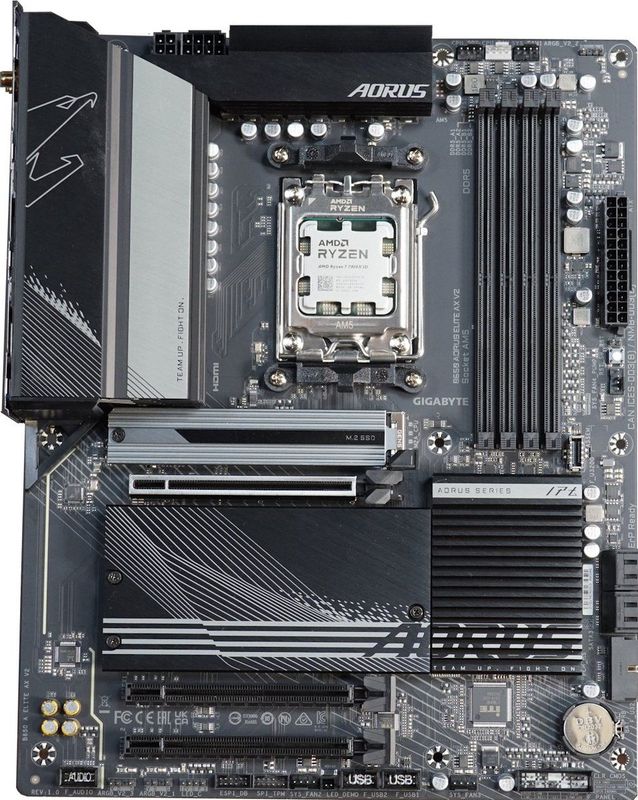 Azerty - Gigabyte 7700 - Combo Kit - AMD Ryzen 7 7700 - Gigabyte B650 Aorus Elite AX v2