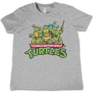 Teenage Mutant Ninja Turtles Teeange Mutant Ninja Turtles Distressed Group Kids T-Shirt Kinder Heather-Grey-8 Jahre