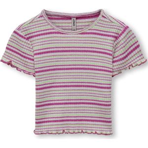 ONLY mini meisjes T-shirt BRENDA Strawberry Moon Cloud Dancer/Patina Green Regular Fit