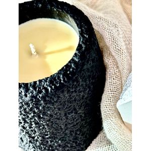 ECHO - Geurkaars - Pear Prosecco - zwart keramiek - 120g - handgemaakt