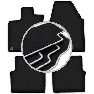 CARLUX-SILVER automatten voor: Nissan Qashqai I J10 (breed) crossover (2007-2013)