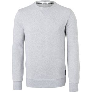 Björn Borg crew neck sweater - heren sweatshirt dik - lichtgrijs melange - Maat: L