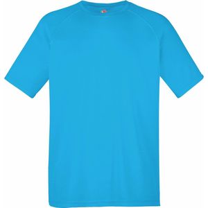 Fruit Of The Loom Heren Prestatie Sportskleding T-shirt (Azure Blauw)