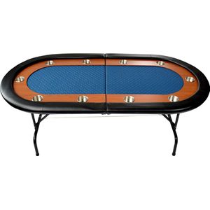 North Pokertafel Foldy 10 Personen Blauw