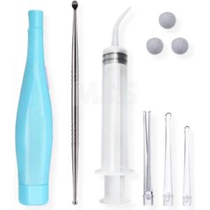 Amandelsteen Verwijderaar - Tonsil Stone Remover - Amandelsteen Zuiger - 6 Delige Kit tandsteen - Tandsteen Verwijderaar - Amandelsteen - Gebogen Spuit Verwijderen van Amandelsteen - Remover - Anti Tandsteen