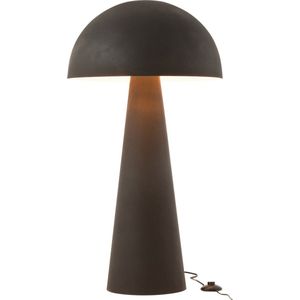 Mushroom - Tafellamp - paddenstoel - groot - metaal - mat zwart - 1 lichtpunt