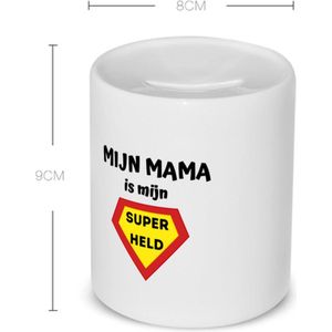 Akyol - mijn mama is mijn superheld Spaarpot - Moeder - super mama - moeder cadeautjes - moederdag - verjaardag - geschenk - kado - 350 ML inhoud