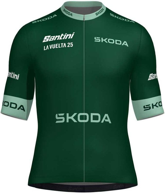 Santini - La Vuelta - Fietsshirt - Groen