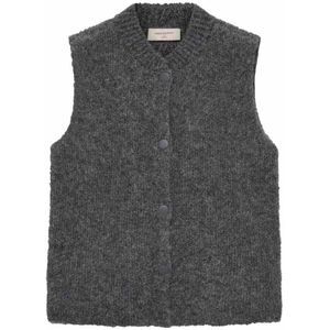 Freequent - Fqjump Waistcoat 206808 - Gilet - Dark Grey Melange